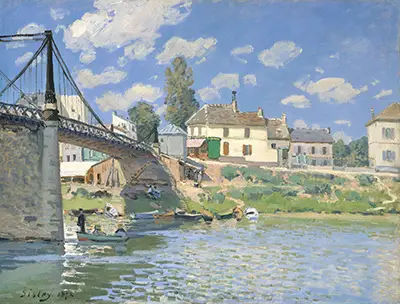 The Bridge at Villeneuve-la-Garenne Alfred Sisley